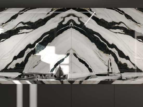 Marmi Panda Bookmatched (Lappato Matte)