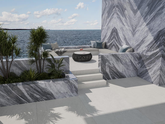 Marmi Bordiglio Manhattan Bookmatched (Naturale)