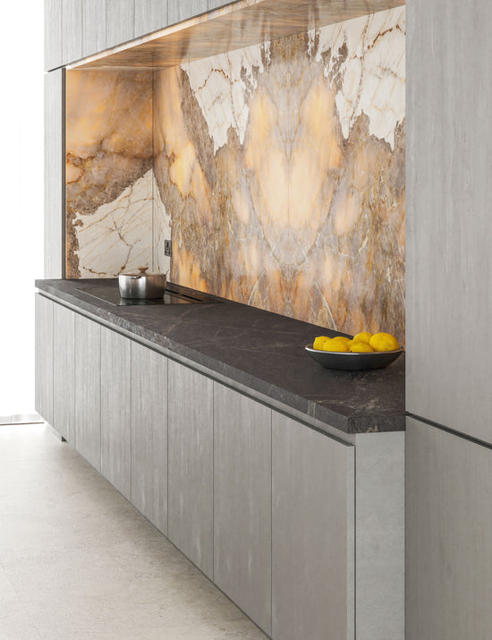 Marmi Golden Ambra Bookmatched (Full Lappato)