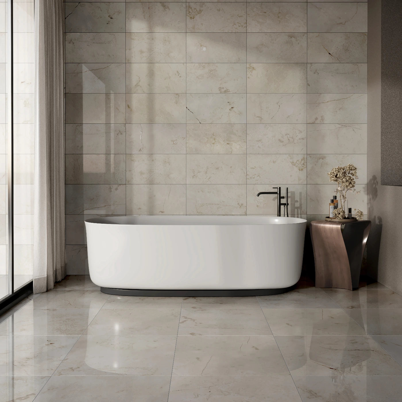 Crema Marfil Select Polished Marble