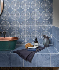 Cuba Vedado Indigo Textured Finish