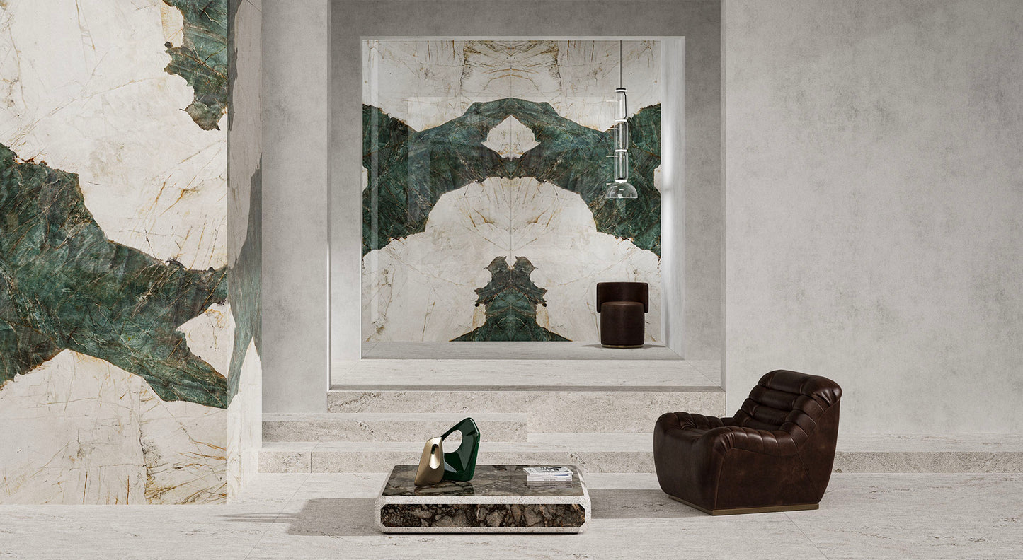 Marmi Aqua Bookmatched (Glossy)