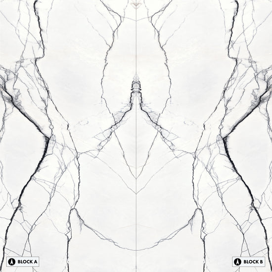 Marmi Marble Breach White Bookmatched (Matte)