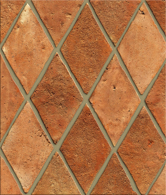 Marlborough Terracotta Diamond Handmade Finish