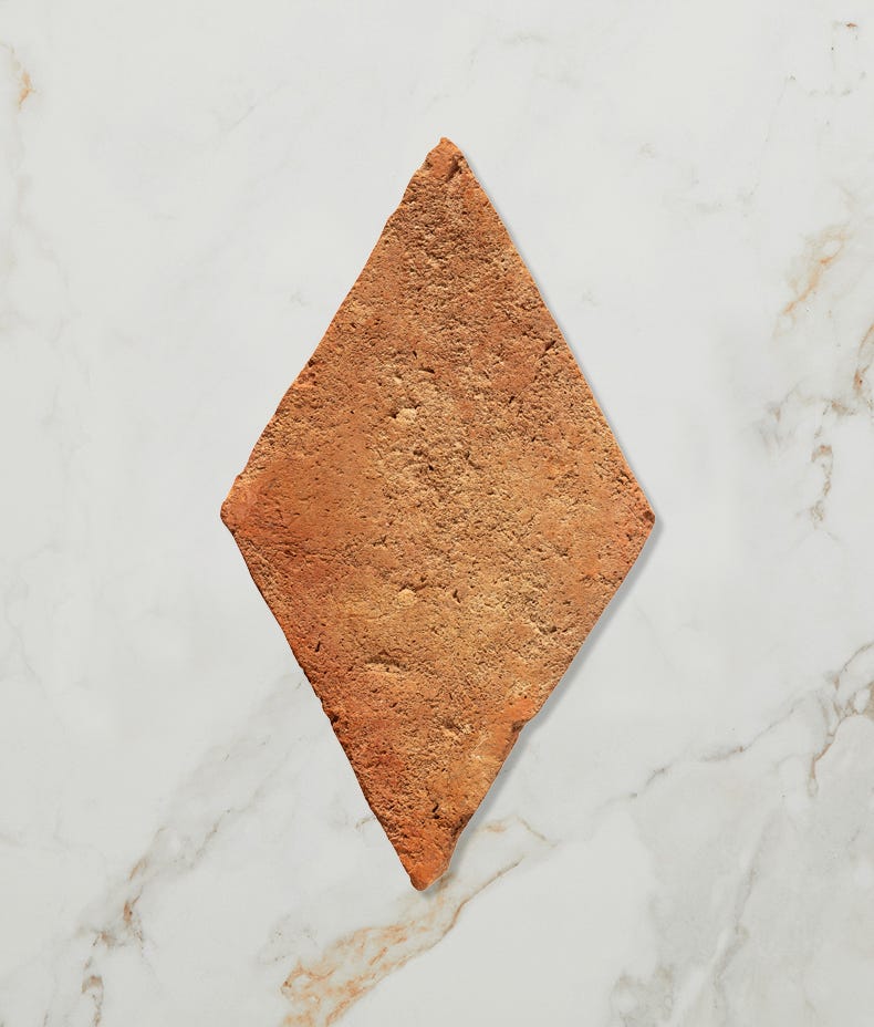 Marlborough Terracotta Diamond Handmade Finish