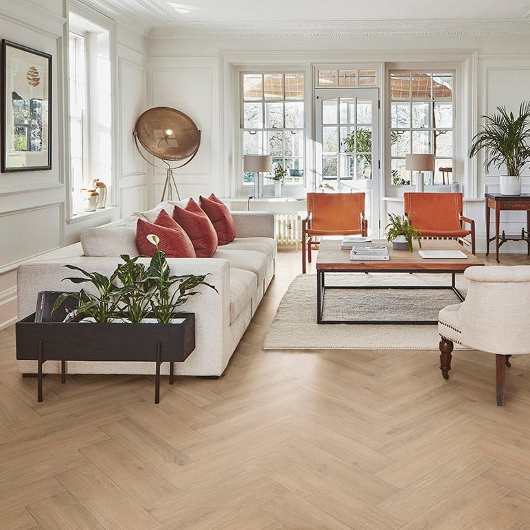Burley Herringbone Minerale Textured Finish