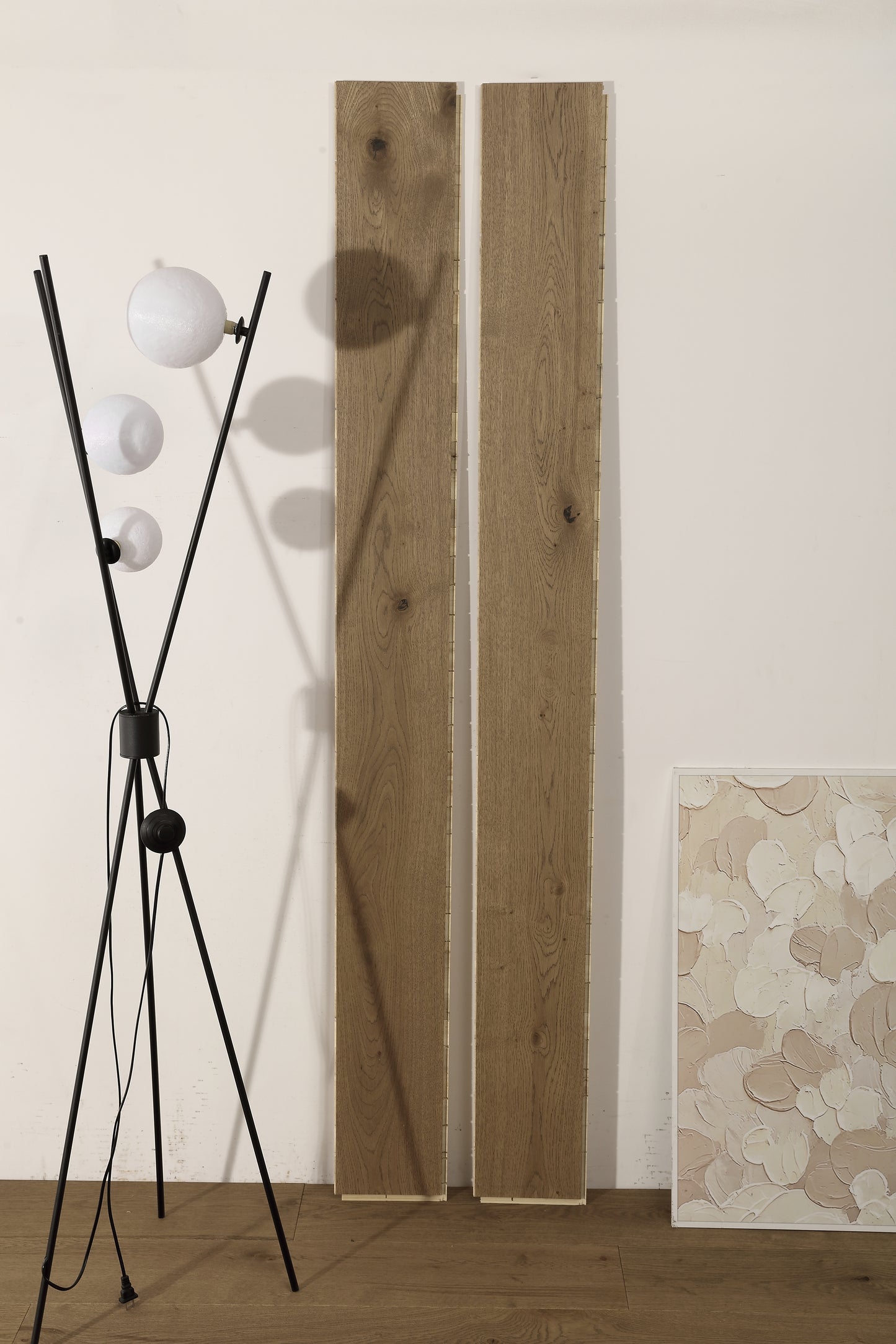 Oak Light Brown Brushed Matt Lacquered Rustic (CD) Click 15/3