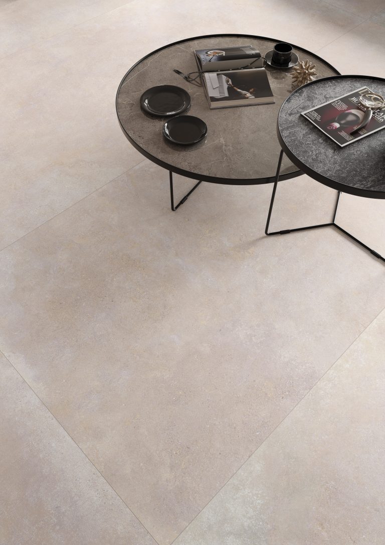 Modern Concrete Ivory Slab Matt