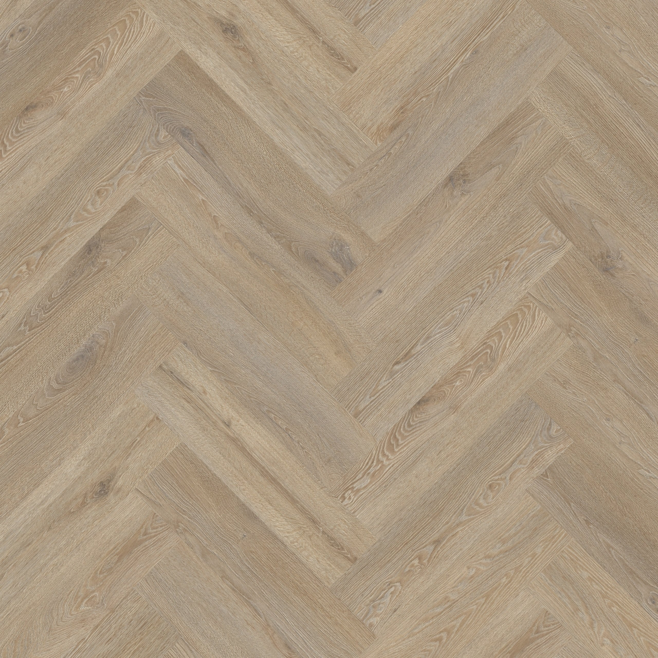 Almond Oak Herringbone LVT