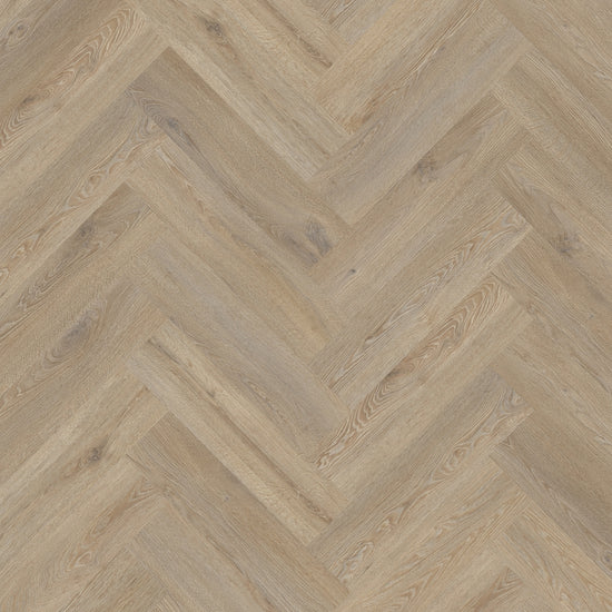 Almond Oak Herringbone LVT