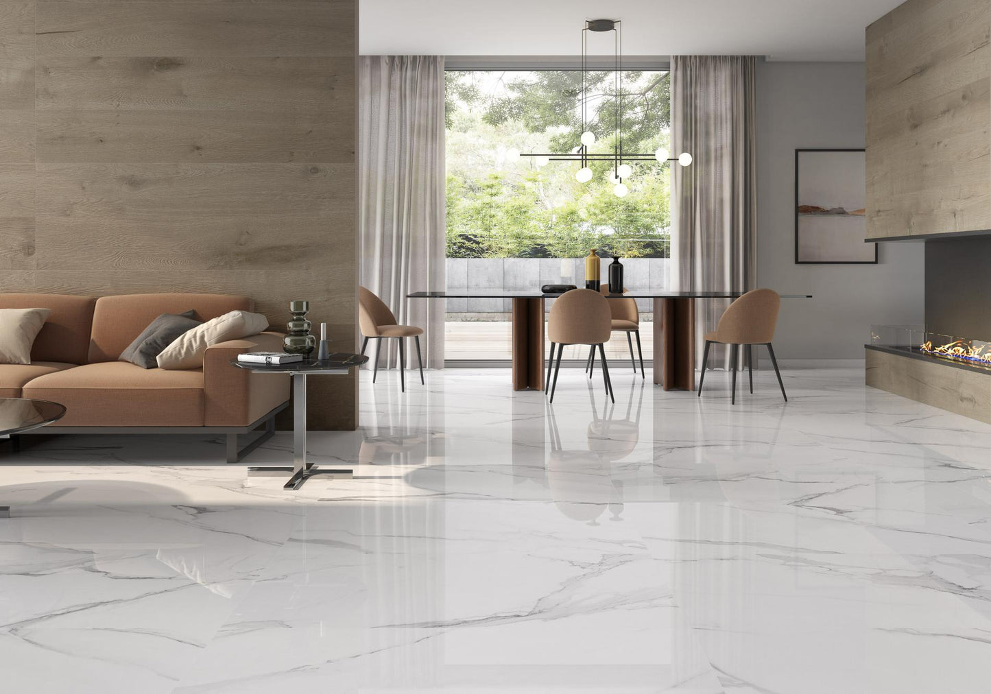 Aurora Statuario Lume White Polished