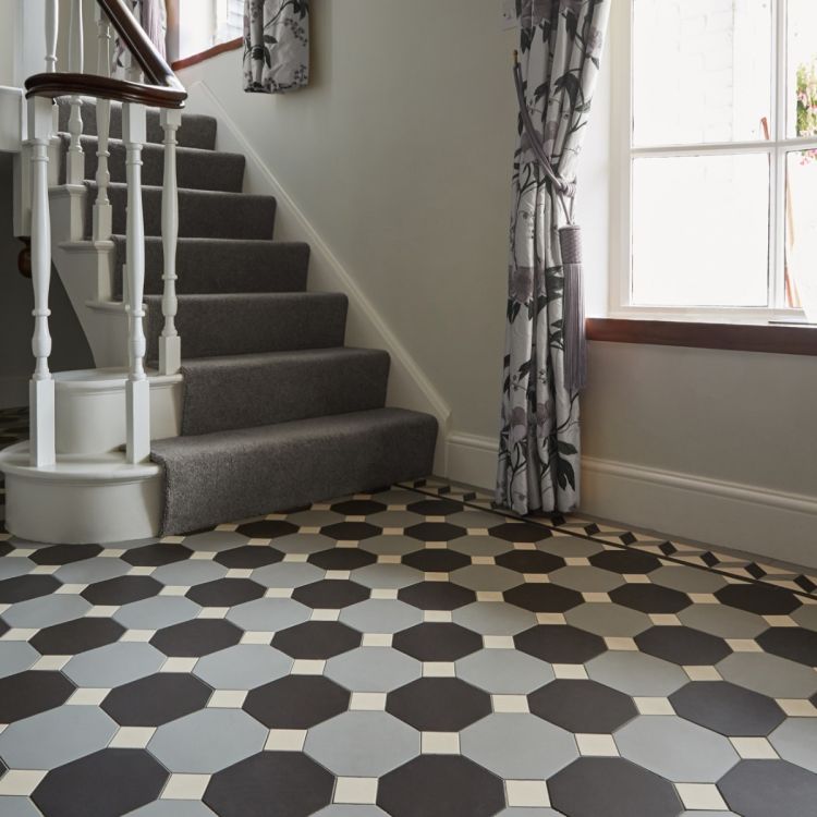 Pomeroy - Black, Dover White & Grey