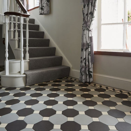 Pomeroy - Black, Dover White & Grey