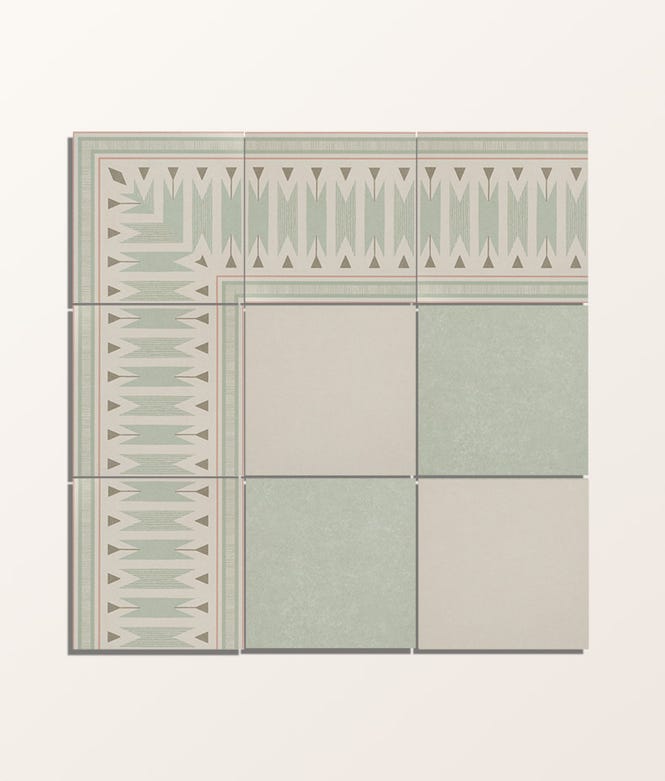 Aventuras Porcelain Olive Field Tile 