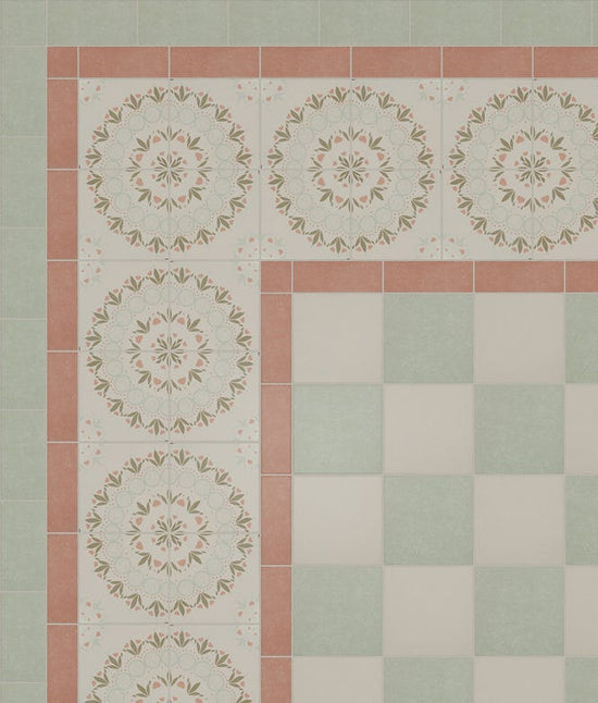 Aventuras Porcelain Rose Field Tile 
