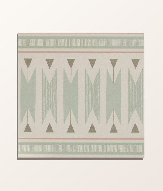 Aventuras Porcelain Ziggy Border Olive 