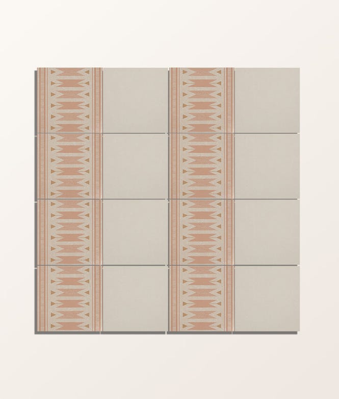 Aventuras Porcelain Ecru Field Tile 