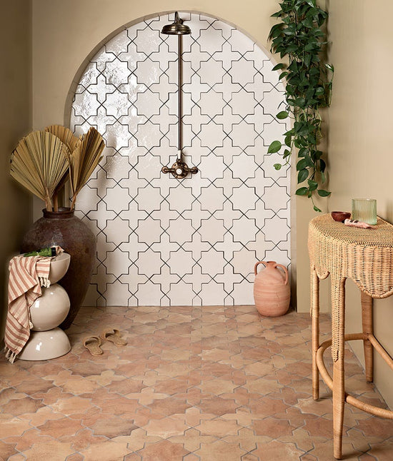 Fez Porcelain White Star