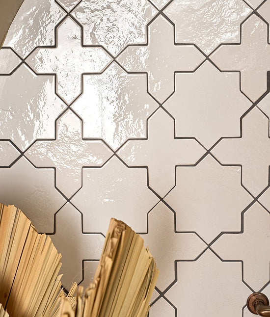 Fez Porcelain White Star