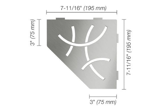 Schluter Shelf E S2 Curve Design