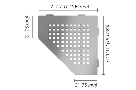 Schluter Shelf E S2 Square Design