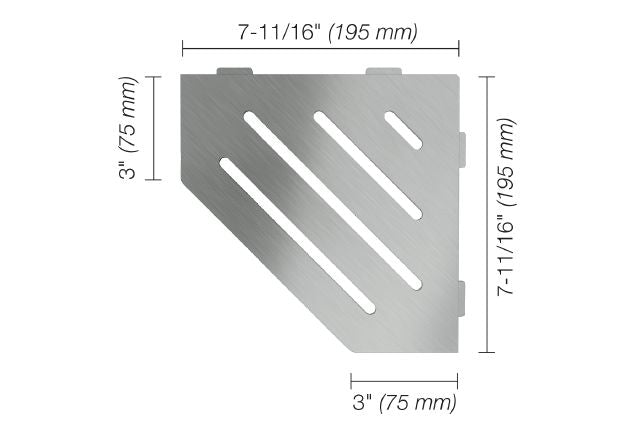 Schluter Shelf E S2 Wave Design