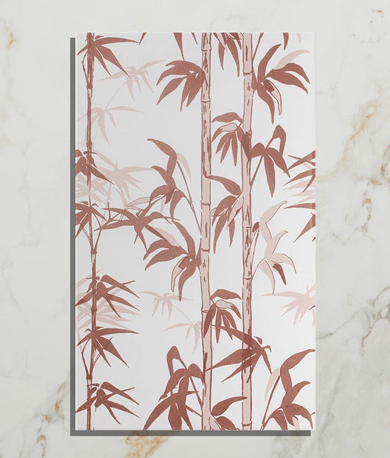 Silk Screen Ceramic Lantau Bamboo Chocolate 