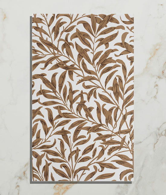 Silk Screen Ceramic Willow Cottage Tobacco 