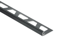 Schluter Jolly J - AGRB - Brushed Chrome Graphite Anodised Aluminium