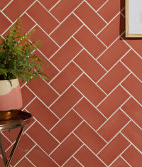 Tunstall Brick Coral Gloss Finish