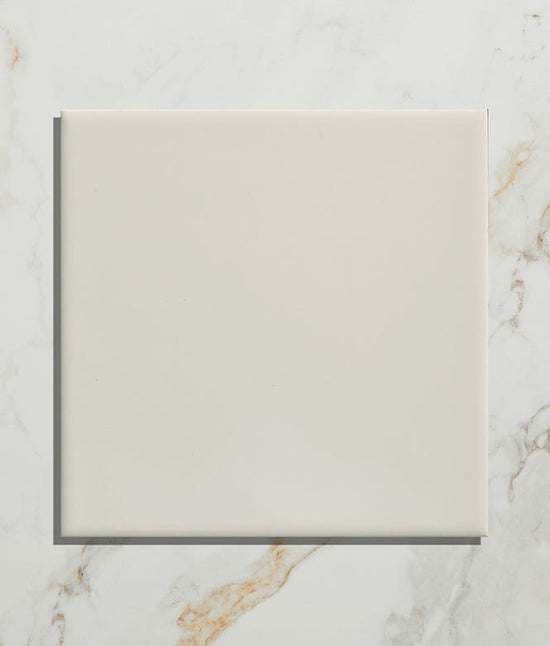 Victorian Style Wall Cotton White Square Gloss Finish