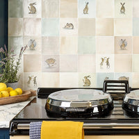 Wiltshire Hares by Joanna May (On Nuance Base) Satin Finish