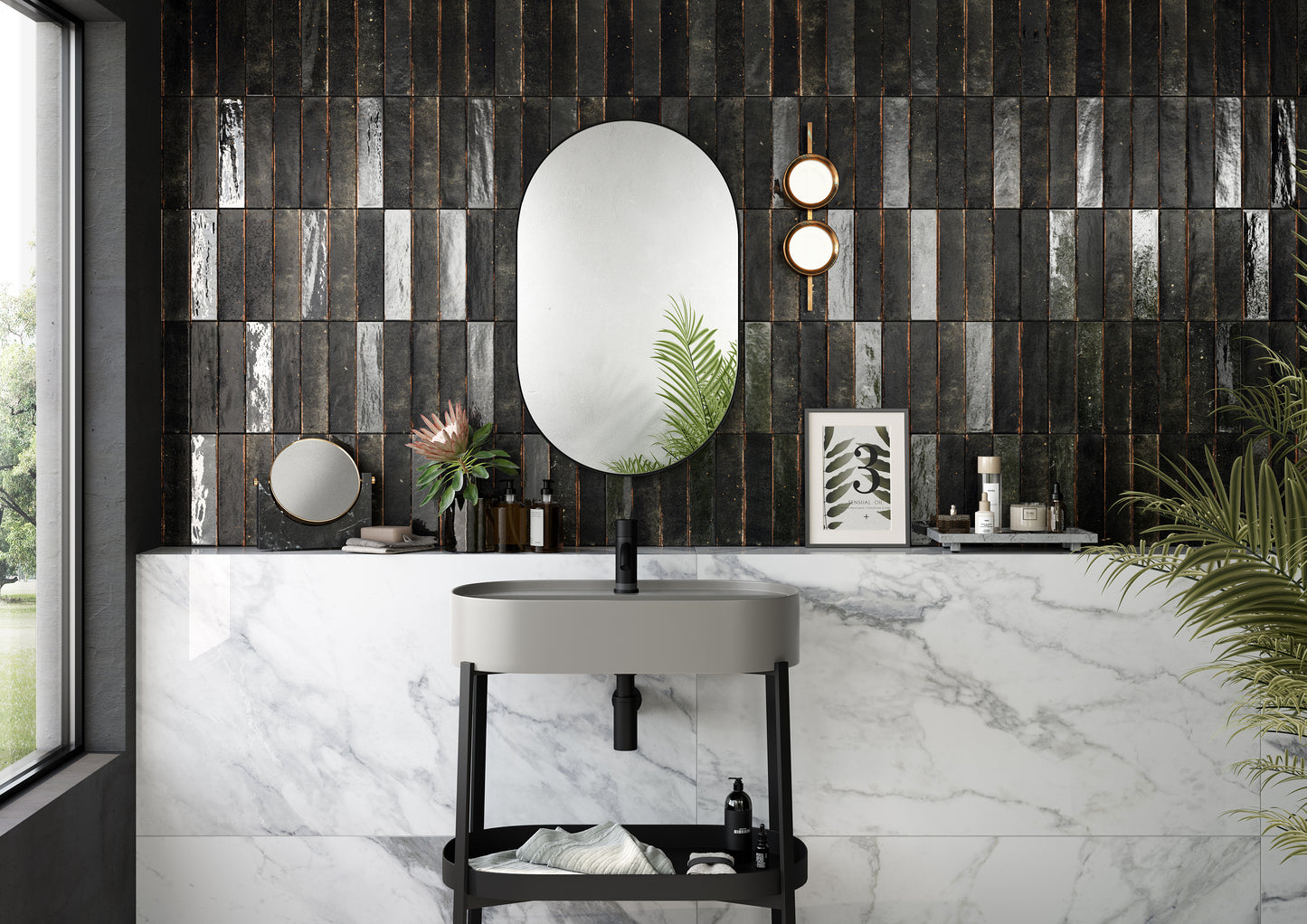 Harlem Brick Black (Room Lot)