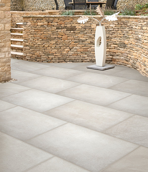 Blenheim Paving Porcelain White