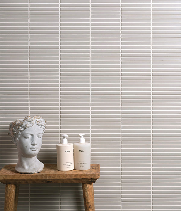 Candy Cane Porcelain Mosaic Vanilla