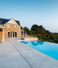 Wychwood Limestone Double Pencil Coping Acid Etched Finish