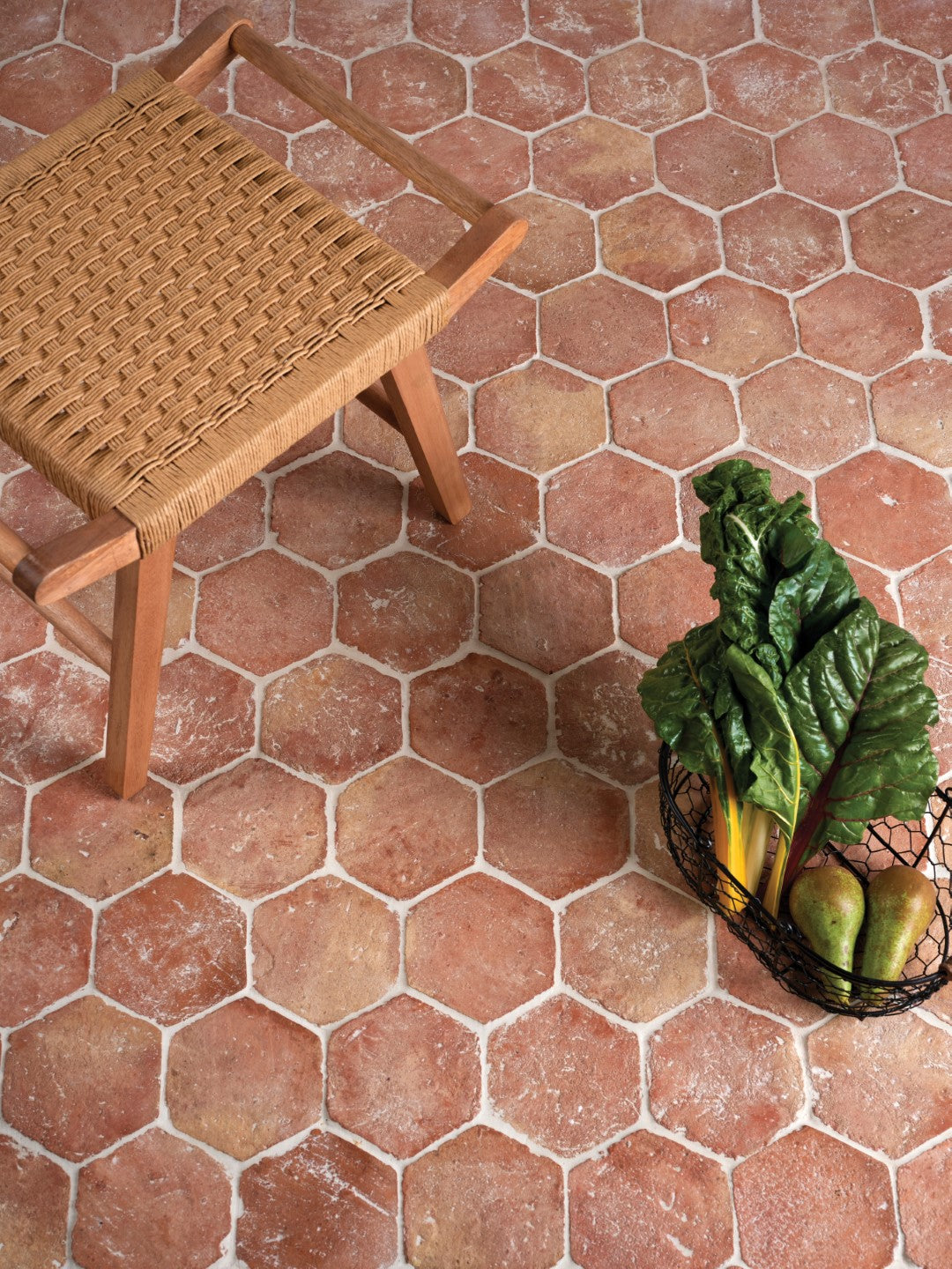 Marlborough Terracotta Hexagon Handmade Finish