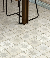 Spitalfields Retro Star White Matt Finish