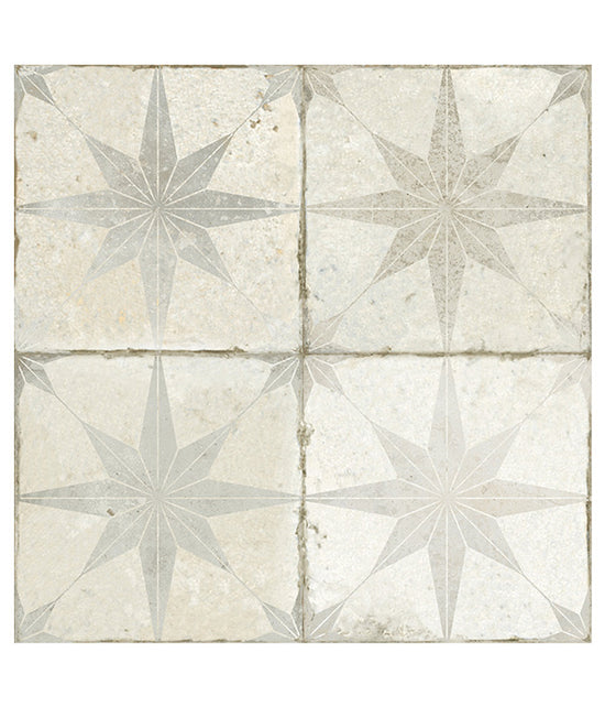 Spitalfields Ceramic Retro Star White