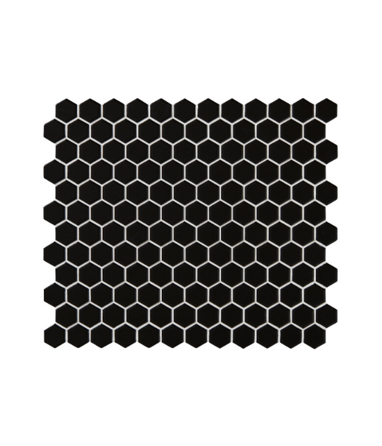 Mono Hex Porcelain Noir