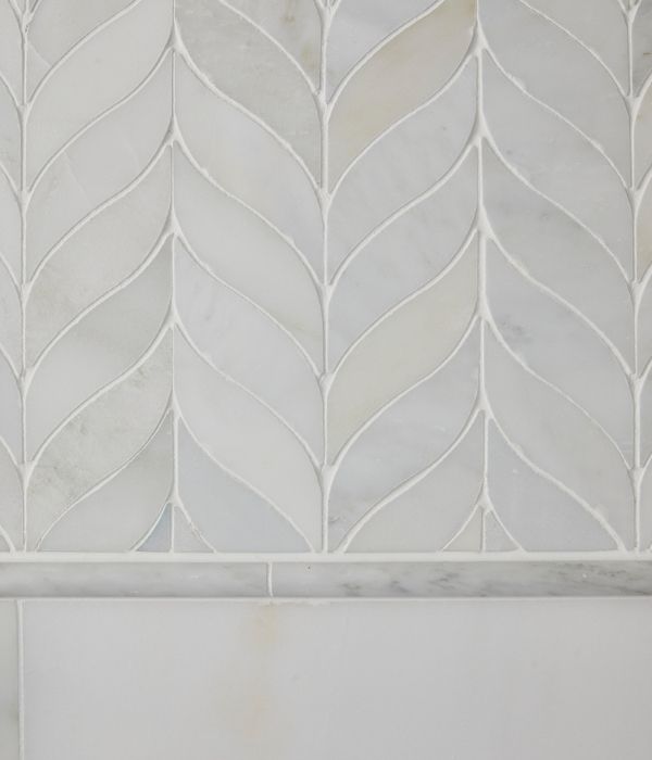 Zen Leaf Marble Mosaic