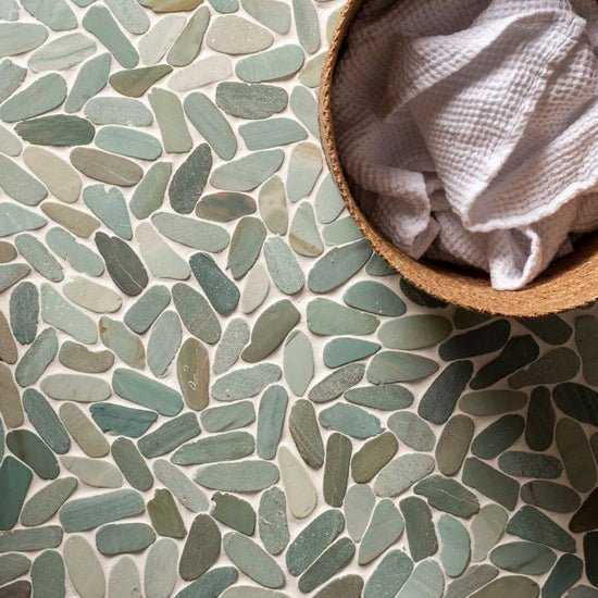 Green Balihai Pebble Mosaics