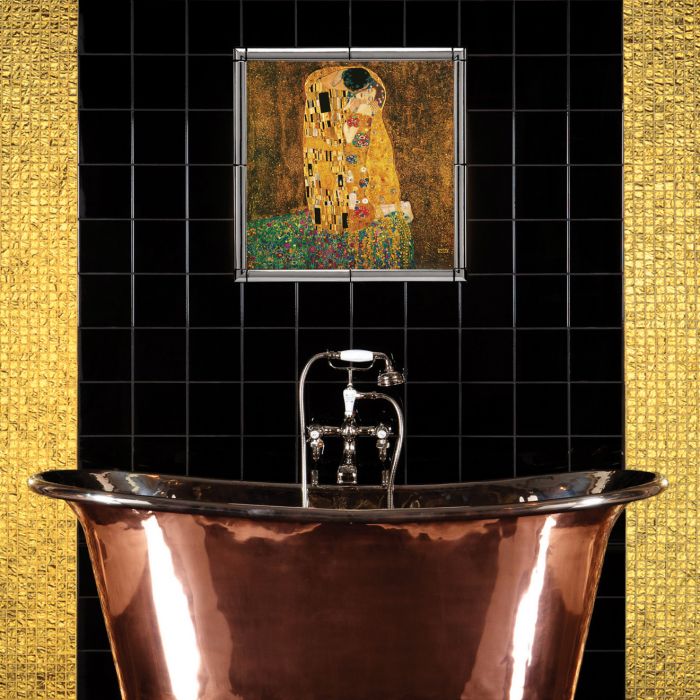 Byzantium Gem Gold Rush Glass Mosaic