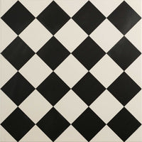 Harlequin Small Black on Chalk