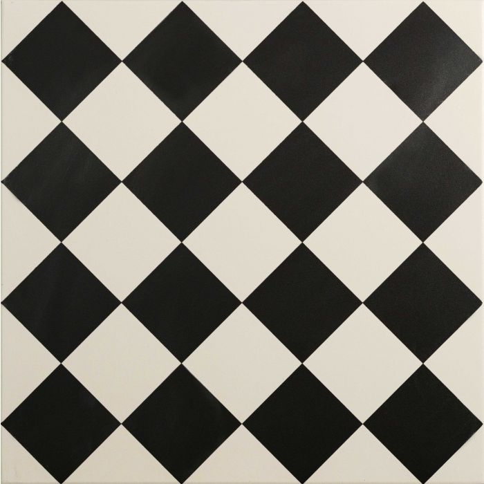 Harlequin Small Black on Chalk
