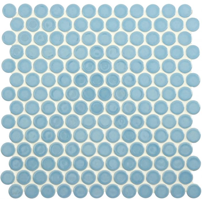 Mini Light Blue Penny Round