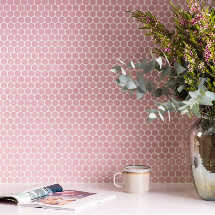Mini Pink Penny Round