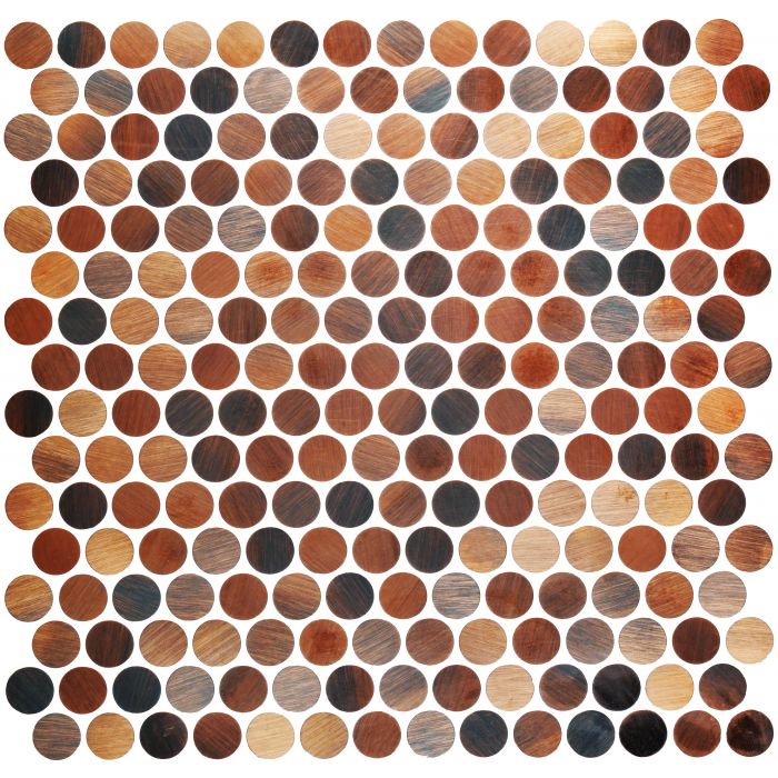 Orabella Brushed Metal Mosaic