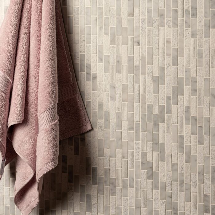 Nares Running Brick Marble Mosaic