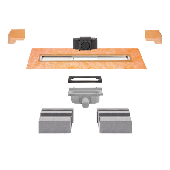 Kerdi-Line-G3 Centre Outlet Drainage Set 